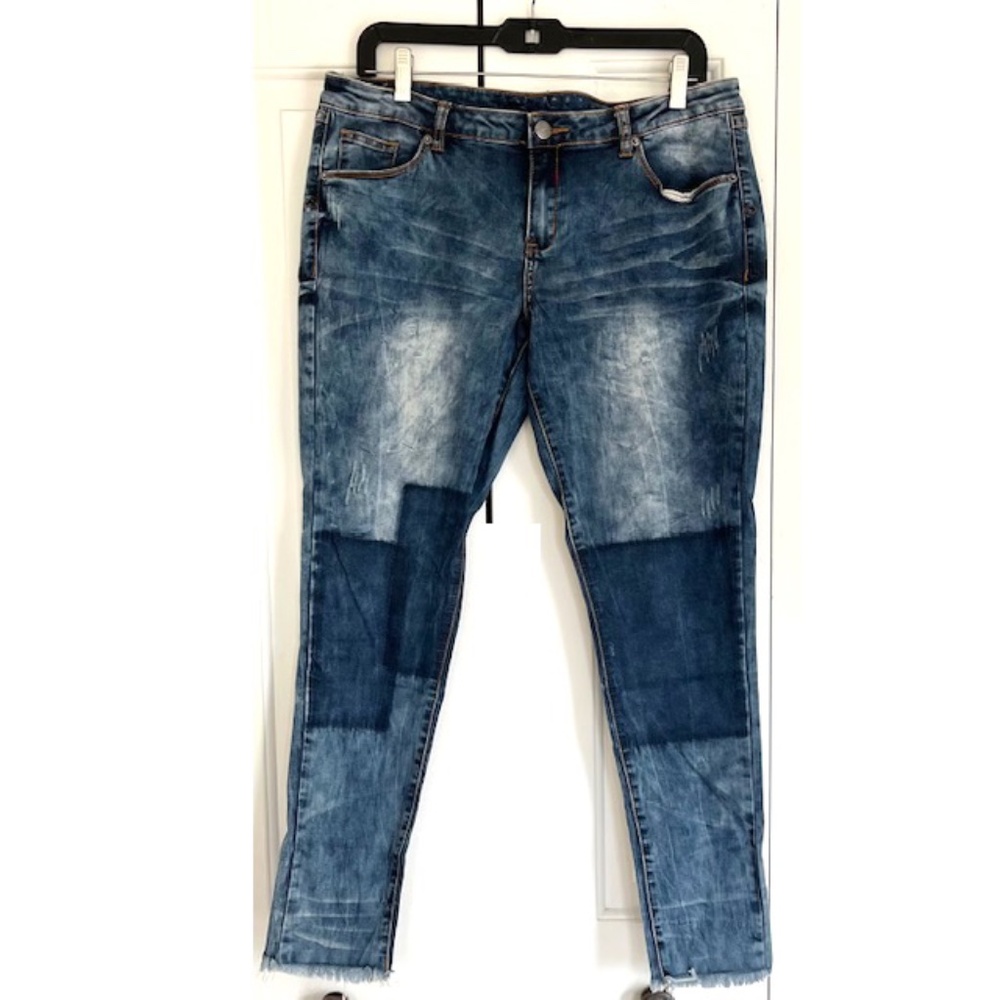 Lee Cooper Womens Patch Work Style Skinny Jeans Size 31